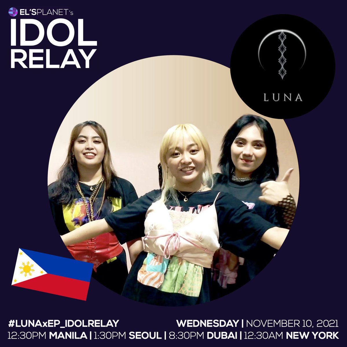 #LUNAxEP_IDOLRELAY "If the sky's the limit, shoot for the stars!" Get to know Clarice, DK, and Joyden of <a href="/ofclunaph/">LUNA</a> as they take on this month's episode of EL'S PLANET's IDOL RELAY! 💜