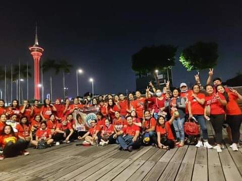 romnickv06's tweet photo. BONGBONG MARCOS supporters from MACAU.
#UnitedForMarcosJr #Letthemarcosback #BBMFORPRESIDENT2022 #bbmootd https://t.co/PipizLYkjn