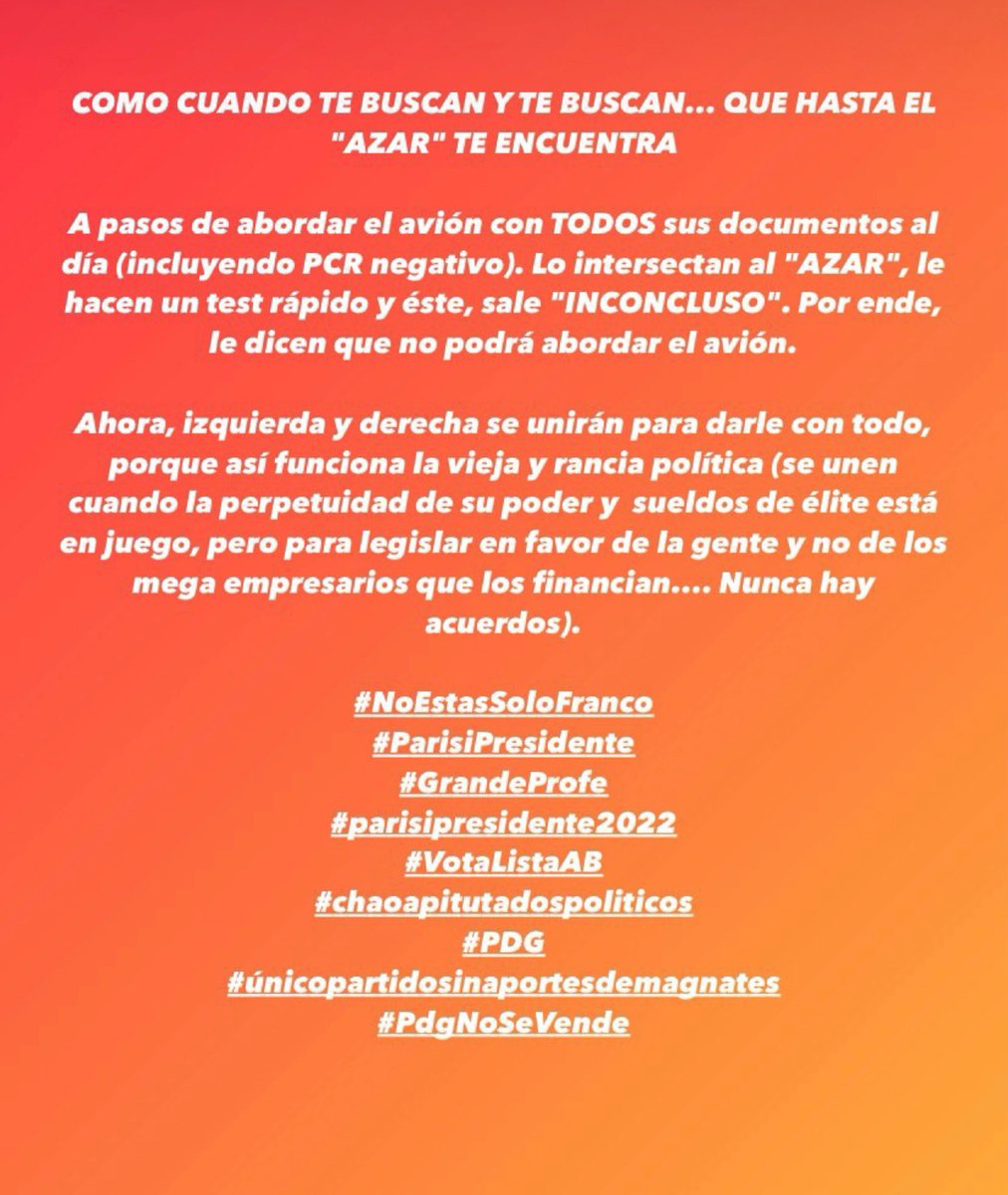 claudiofva's tweet photo. #Parisi #PartidoDeLaGente @Parisi_oficial 
#NoEstasSoloFranco
#ParisiPresidente
#GrandeProfe
#parisipresidente2022
#VotaListaAB
#chaoapitutadospoliticos
#PDG
#únicopartidosinaportesdemagnates
#PdgNoSeVende https://t.co/yvOmZJoI10