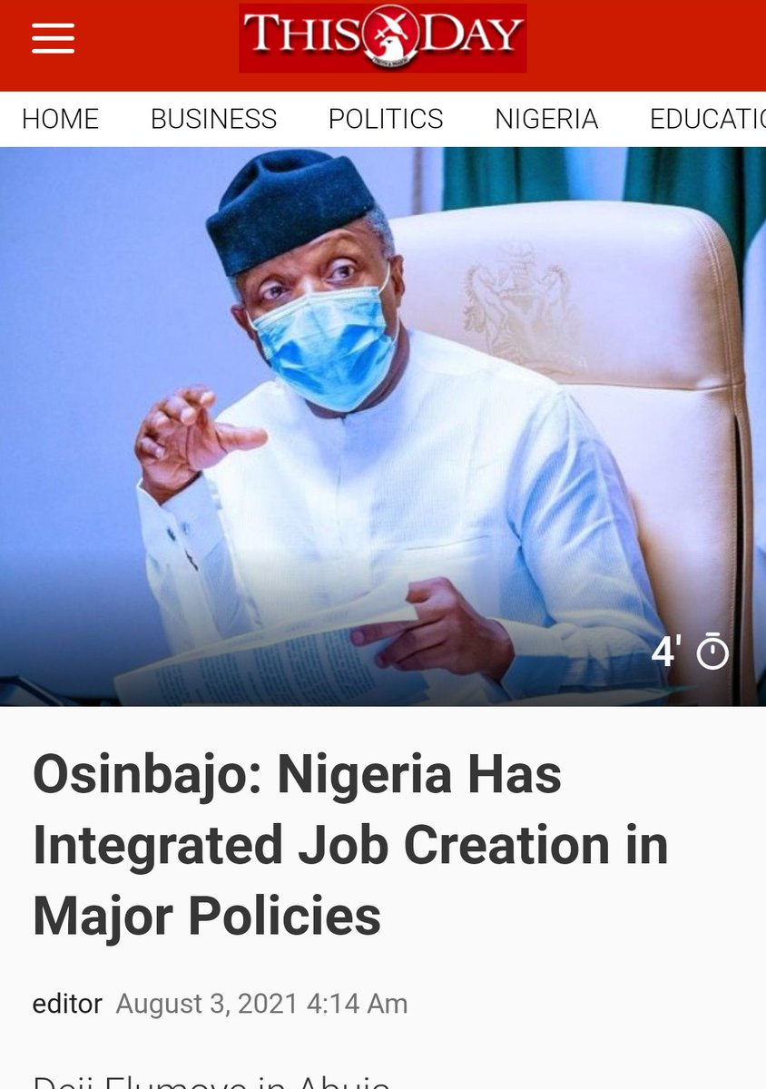 ProNigeria1's tweet photo. Namadi Sambo was an architect &amp; his boss, Jonathan, a PhD holder, but both remained CLUELESS about things. Osinbajo has performed far better than all leaders in power since 1999 as the BEST VP so far! Let's stop the beef! CELEBRATE an ACHIEVER!
https://t.co/wAdLnb0sQS https://t.co/HNka3tm0Fa