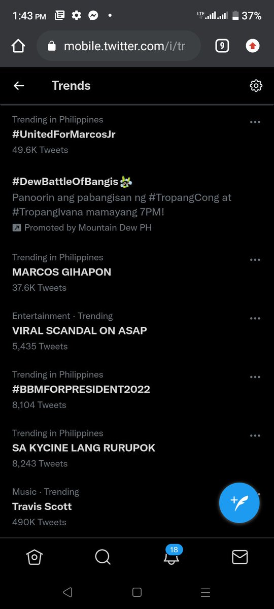 Daming trending ah
BBM DAY TALAGA
MARCOS GIHAPON
 #BBMFORPRESIDENT2022