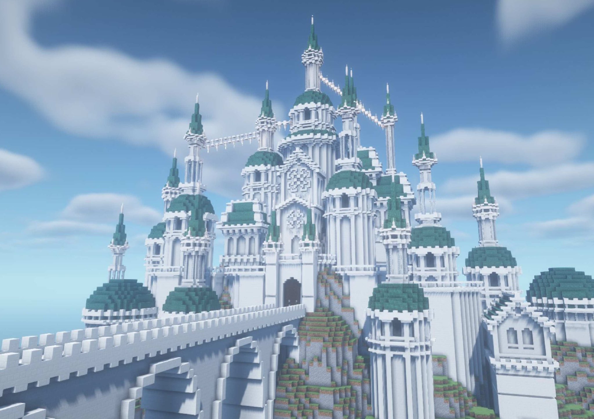 Anest A またお城作りました Minecraft バニラ建築学部 Minecraft建築コミュ マイクラ建築 T Co Ip5zipp6hh Twitter