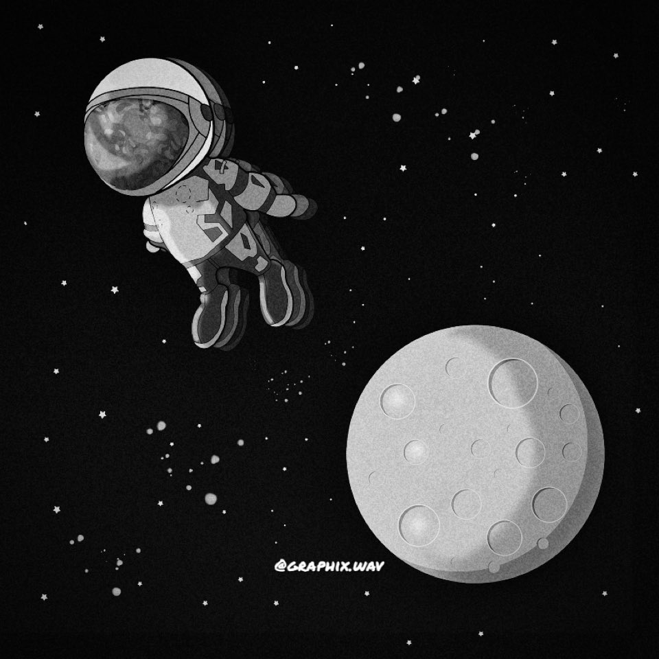 wav_graphix's tweet photo. Moon 🌔🧑‍🚀 https://t.co/EuY8dzokKH