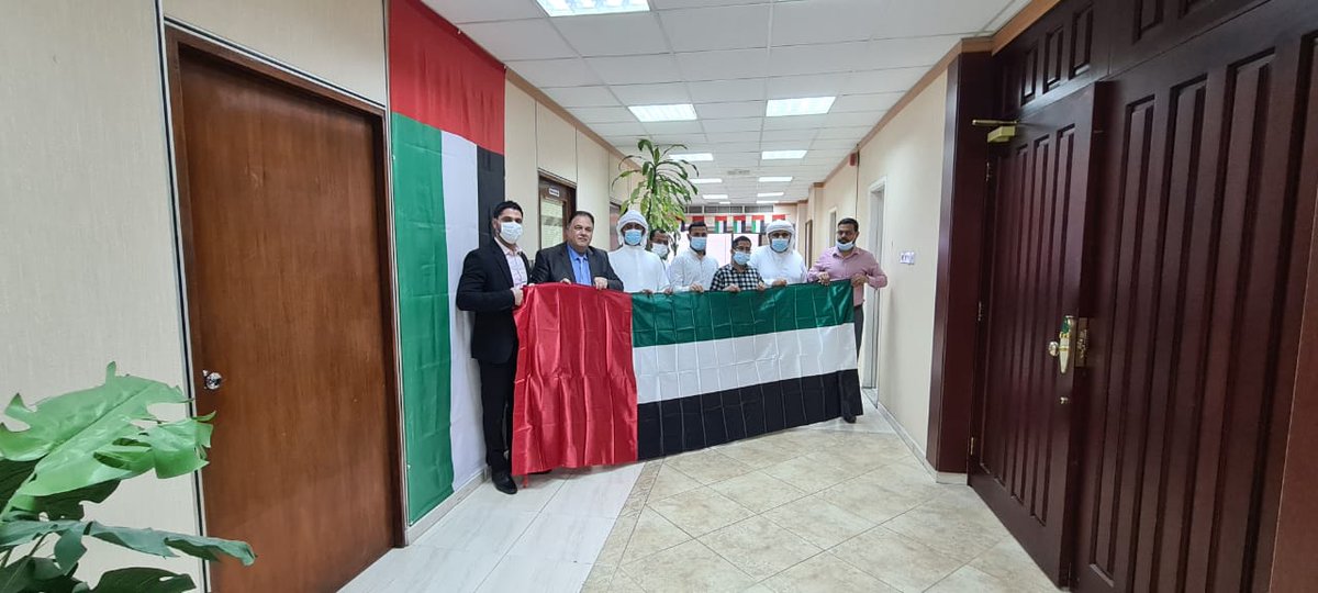 ugc_ae's tweet photo. Universal Group Holding LLC celebrated the yearly Flag Day !! Let's raise the UAE flag high with pride, happy UAE flag day!
#UAEFlagDay #flagday2021 #Universalgroup https://t.co/j8efUVow9v