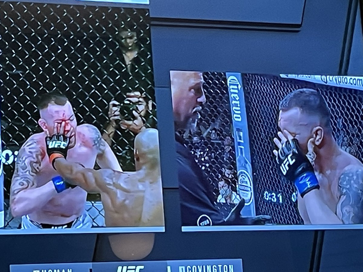 nettyyd's tweet photo. #Faker … get poked in the right eye. Call the dr to look at your left eye. Kinda poetic… @ColbyCovMMA #UFC268 https://t.co/j6Duxpr6DD