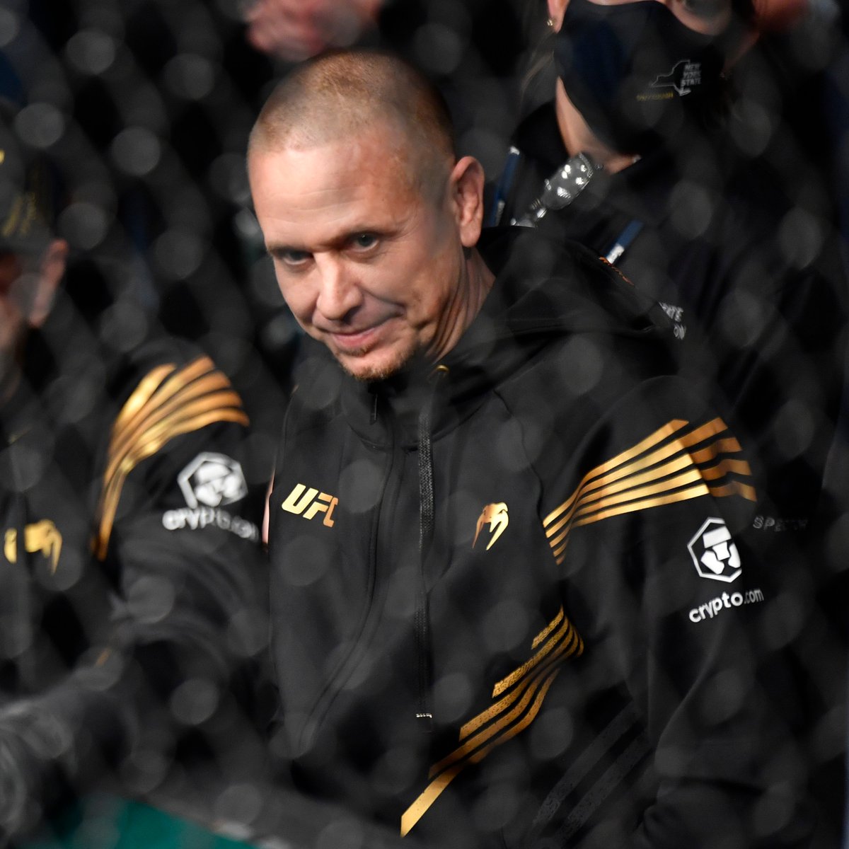 UFCEurope's tweet photo. Get this MVP a POTN bonus. 👏

Coach 'Trifecta' Trevor Wittman goes 3-0 for the night. Unbelievable. #UFC268 https://t.co/zYROuQz1U7