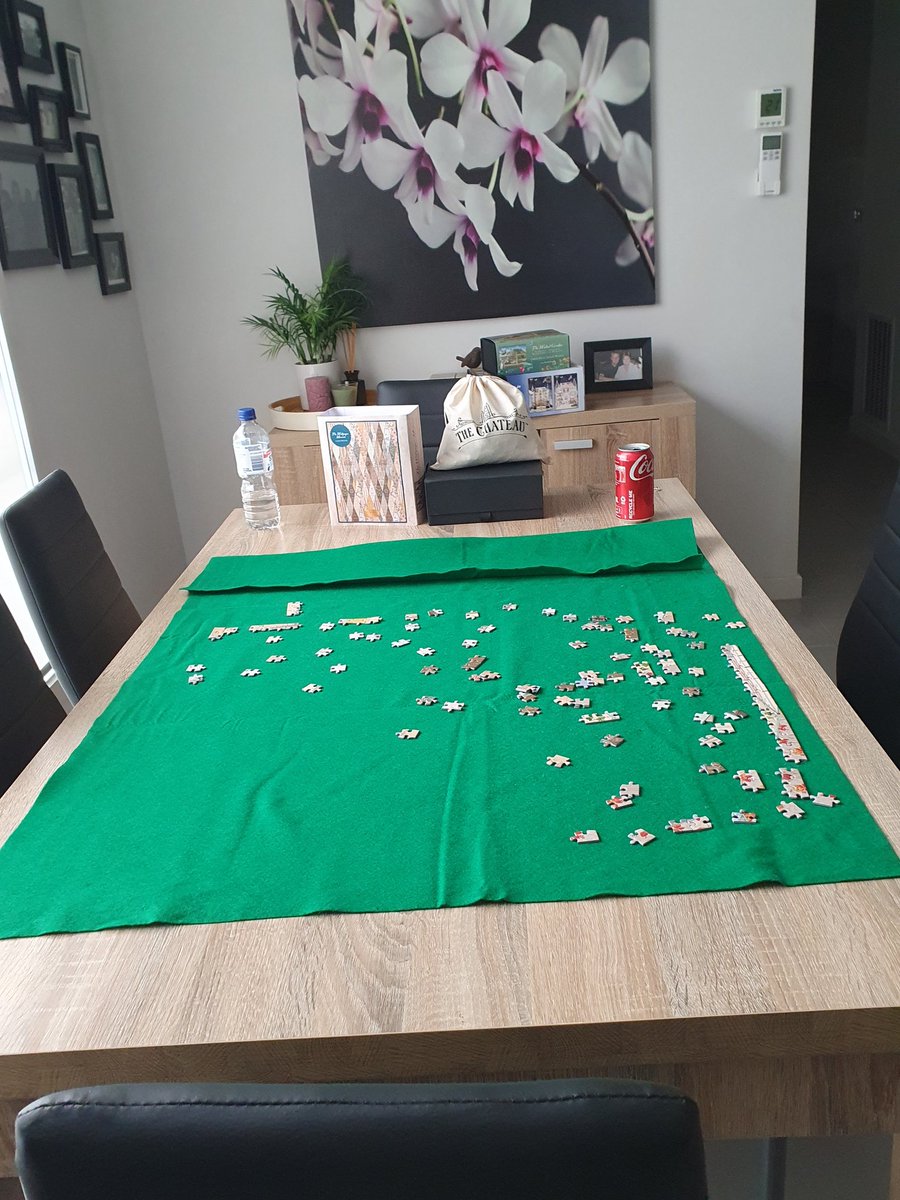 AlisonDavis1975's tweet photo. @angeladoree @dickstrawbridge We received our Chateau puzzles in Australia in record time! We've started with the wallpaper museum.. clearly we've made LOADS of progress.. #thechateau https://t.co/BWogNFojYv