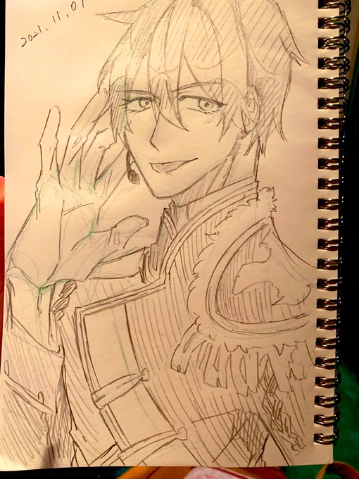 リア友に描いてもらったゆめおさん最高〜……… 