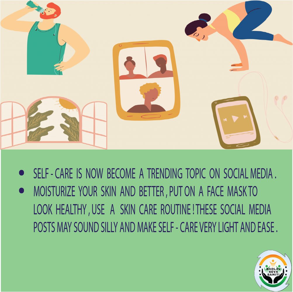 sam_hi26's tweet photo. SELF-CARE IS IMPORTANT, WHY ? 

#selfcare #dailylives #healthcare #badlavsevasamiti https://t.co/CsyzdquQ61
