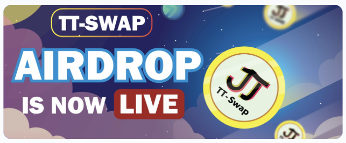 tt-swap.com/airdrop
Only 3 days left until the end of the airdrop. hurry before it's too late