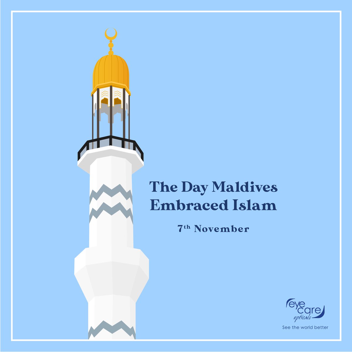 EyecareMaldives's tweet photo. The Day Maldives Embraced Islam 🇲🇻
#EyeCare #SeeTheWorldBetter #SeeTheChange #Embracedislam
#Maldives https://t.co/1TOyAU3Wzo