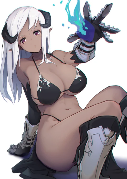 うちの子+肌塗り練習絵
#いいおなかの日 