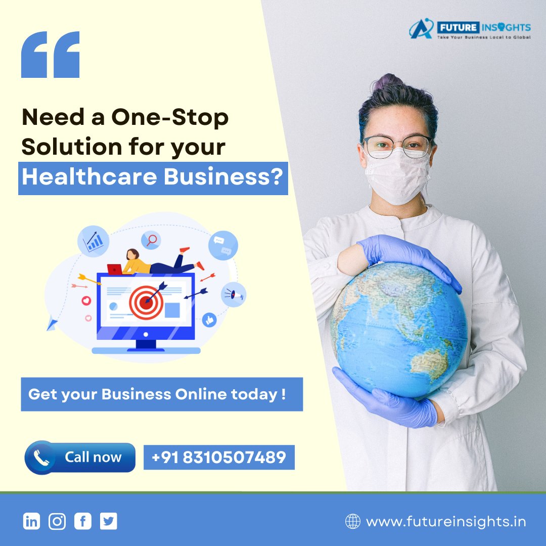 FutureInsights1's tweet photo. We are One-Stop Solution Provider in India for all your Health Care Business Web &amp; Digital Marketing Services that help to boost traffic and leads
Visit : https://t.co/bb95FiZ435

#healthcare #health #covid #medical #medicine #doctor #hospital #nurse #healthylifestyle #doctors https://t.co/Vvf9HzC198