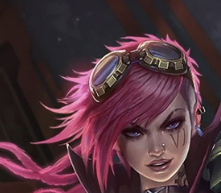 toa_fire's tweet photo. #Arcane #ArcaneSpoilers I just noticed at the end of episode 3 but the goggles that Vi wears in game are the same exact goggles that her friend wears..... https://t.co/K4GpUIRGTC