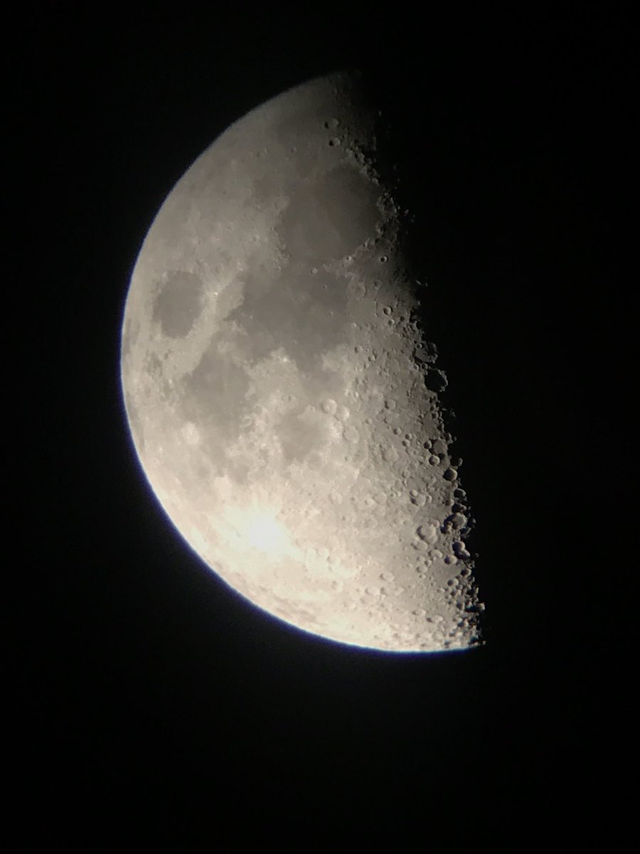 MsCSciencenMath's tweet image. I took these from my driveway with an inexpensive telescope and iPhone…can’t wait to try again on November 18/19 during the longest partial eclipse of the century!