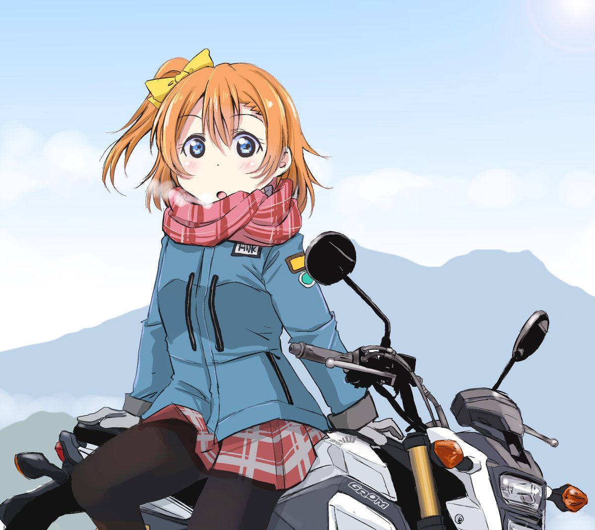 高坂穂乃果 「#日曜お日様ほのかちゃん 」|まるよのイラスト