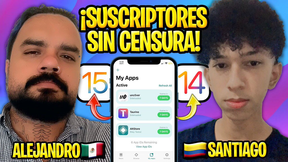 ProfeJuAntonio's tweet photo. 🔊 LIBERADO TU PODCAST DEL #JAILBREAK (SEMANA 86) 🎙

🔔 Invitados especiales:
@alecsbarrera 🇲🇽
@Santiag24645369 🇨🇴

🎥 https://t.co/Z01JAMAJil

⚡ El dominio del #unc0ver Jailbreak desde #iOS 11 ¿hasta el 15⁉️

💡 ¿Taurine Jailbreak #Untethered sin la necesidad de #AltStore⁉️ https://t.co/2axfBny5Zg