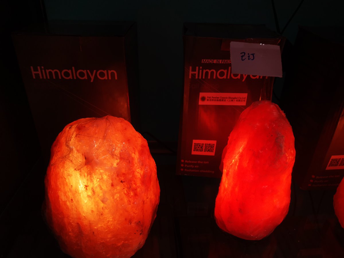 Gwadar_Pro's tweet photo. Steaks or...?
Pink Salt related products shine at CIIE.
#CIIE #BrilliantPakistaniGoodsAtCIIE #MadeInPakistanAtCIIE #InSearchForPak_Made https://t.co/oNphDi6I8u
