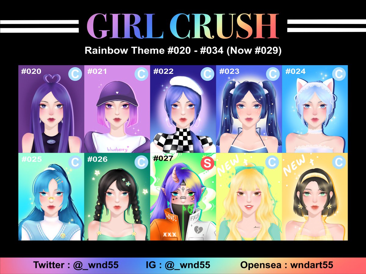 Now, Gas is down!! go visit my collection💖✨

“Girl Crush Collection”💋
Now dropped 29/100
.
Price : 0.015-0.05 ETH
.
🌈opensea.io/collection/gir…

#NFTs #NFTdrop #nftcollectors #NFTCommmunity #NFTdrop #NFTTHAILAND #opensea #NFTJapan #nftart