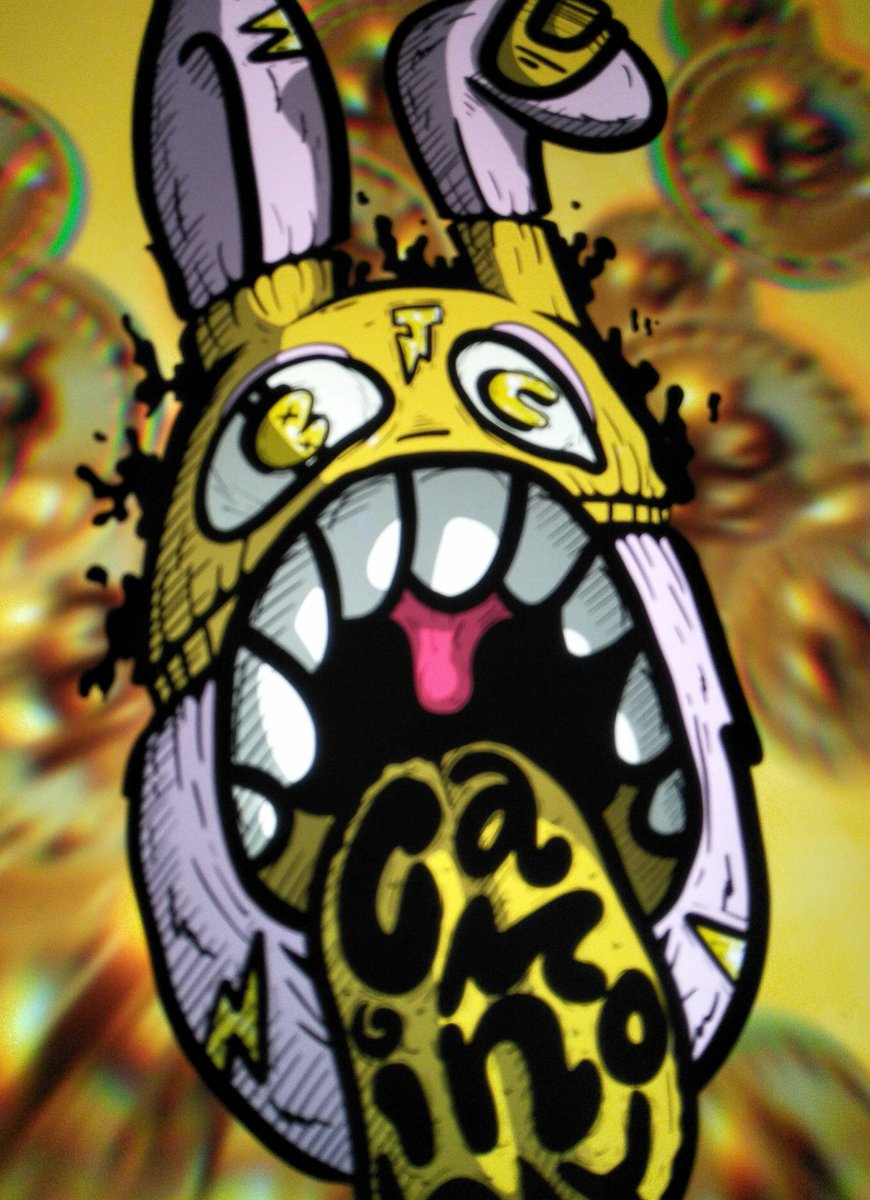 caminobay_wulf's tweet photo. "Bitcoin Bunny" #crazyrabbit This nft will most likely be a 1 of 1 😵🐰

#Bitcoin #crypto #rare #rarenft #rarenfts #cryptonft #cryptonfts #cryptocurrency #crazyrabbits #polygonnft #polygonnfts #eth #opensea #nft #nftart #nfts #nftatist #nftartists #nftcollector #nftcollectors https://t.co/xnniB3Mq5z