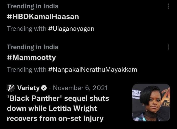 AlimShan_'s tweet photo. #Mammootty is now trending @TwitterIndia along with #NanpakalNerathuMayakkam 😻🙌🏻

@mammukka https://t.co/QXwfke2mS0