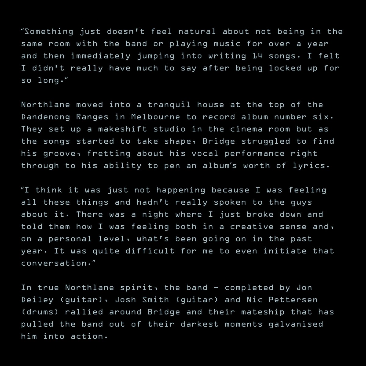 Northlane tweet media