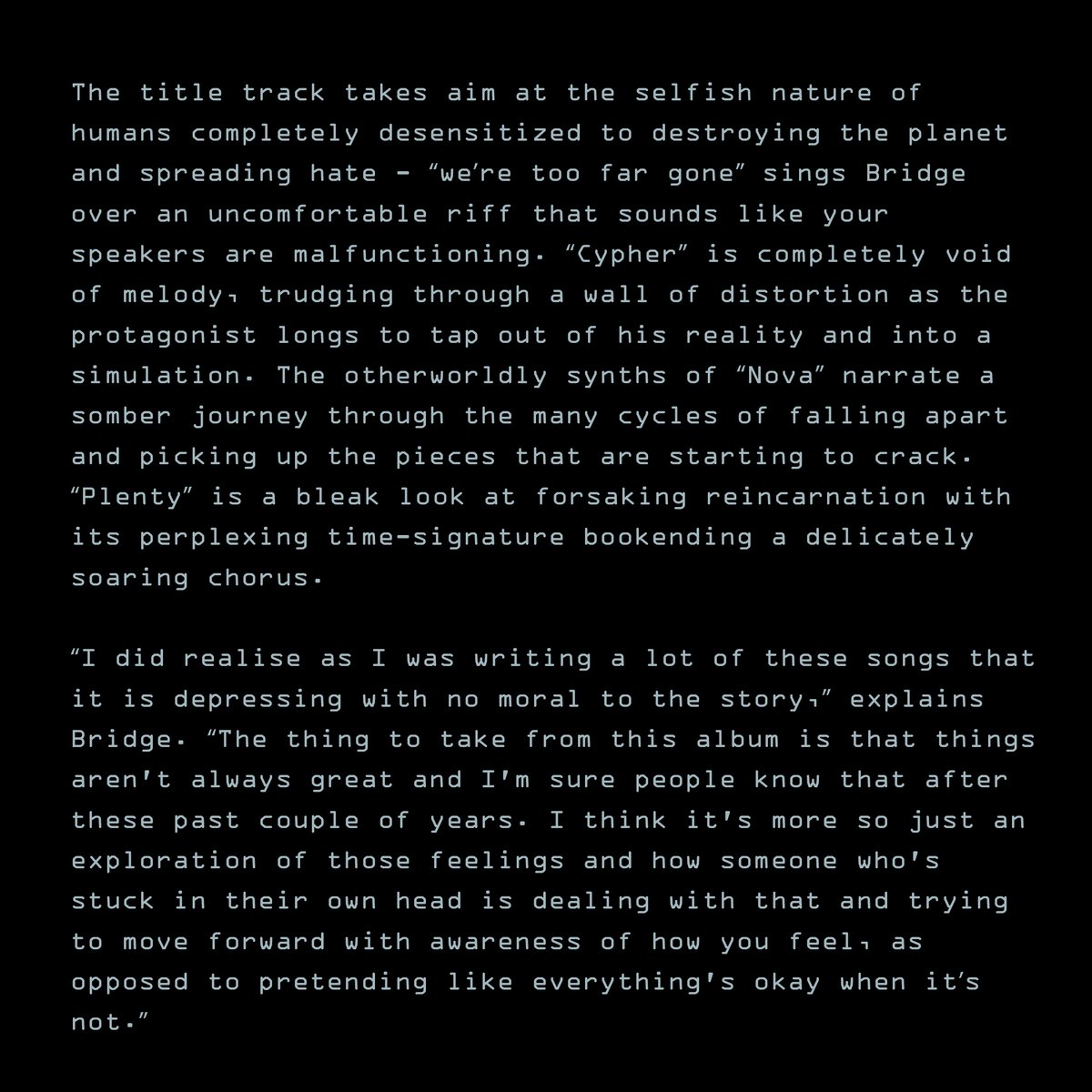 Northlane tweet media