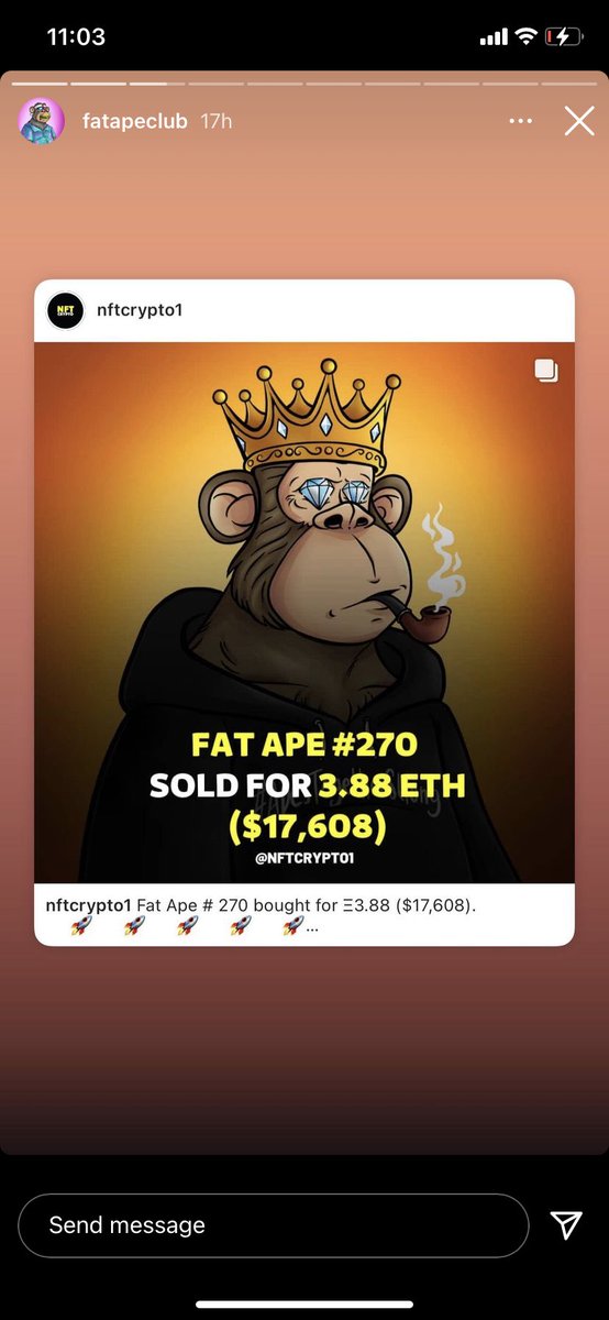 BscdavidDavid's tweet photo. @SnoopDogg #FatApeClub and not even 1 week old https://t.co/LPmdNaZ5Ee