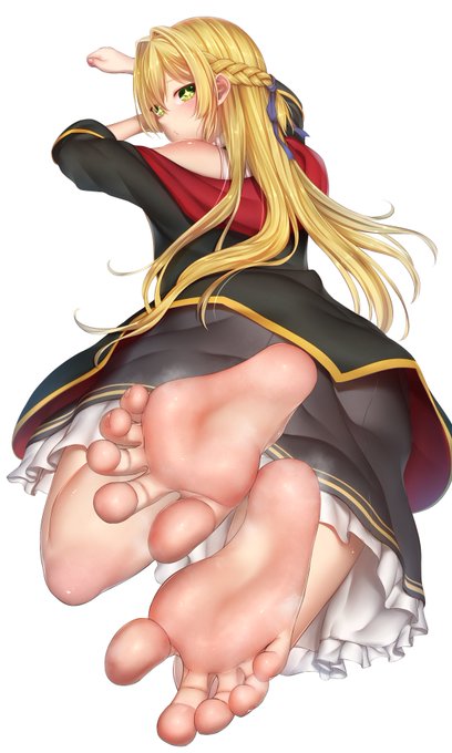 魔術院少女の裸足裏😌 