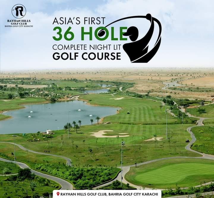 BahriaTownOffic's tweet photo. Rayhan Hills Golf Club - Asia's First 36 Holes Complete Night Lit Golf Course with Ultra Modern and Luxurious Facilities!
#BahriaGolfCityKarachi #RayhanHillsGolfClub #Membership #DayAndNightGolfCourse #BahriaTown #Karachi https://t.co/EMmc23prYk