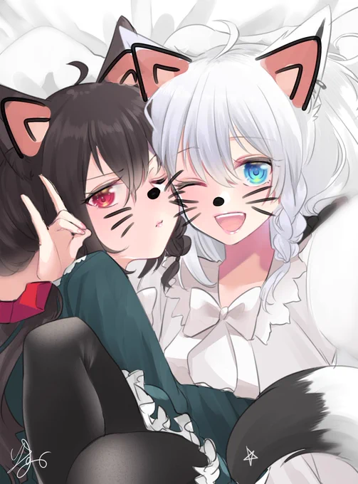 フブキちゃんとフブキちゃんの自撮りを手に入れました!!
 #絵フブキ 