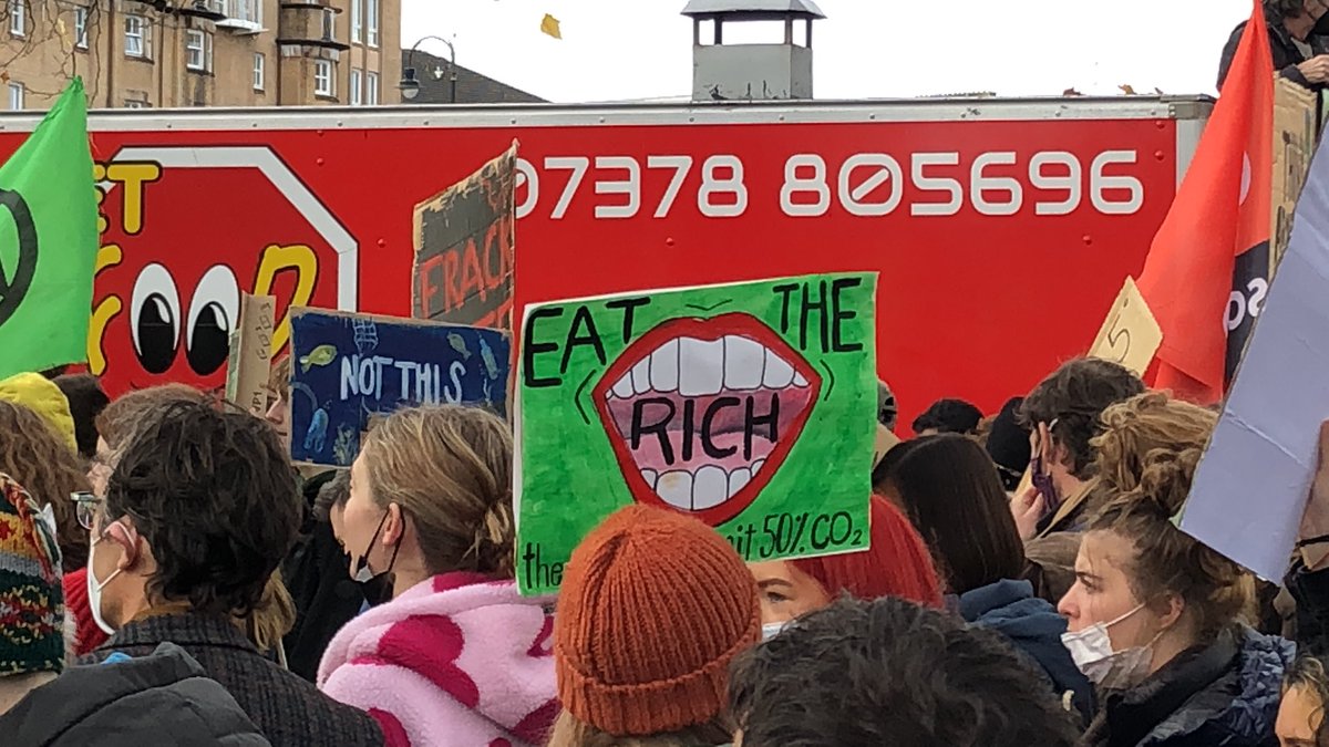 EarlGreyPlease's tweet photo. @cop26: Composting-the-rich ain’t gonna help till you know what you’re planting; If someone’s landed unicorn’s here surely nothing’s impossible; Hope isn’t far (quite literally); Eat-the-rich? Sure. Then what? https://t.co/G0qd1EOOAp