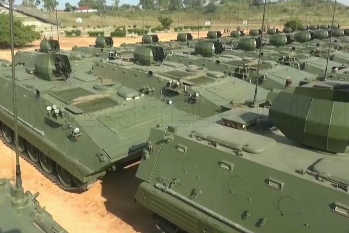 DefenseNigeria's tweet photo. The era of the Toyota 4x4 is coming to an end. These are the vehicles that will dominate the battlefield. https://t.co/tviWWREv2b