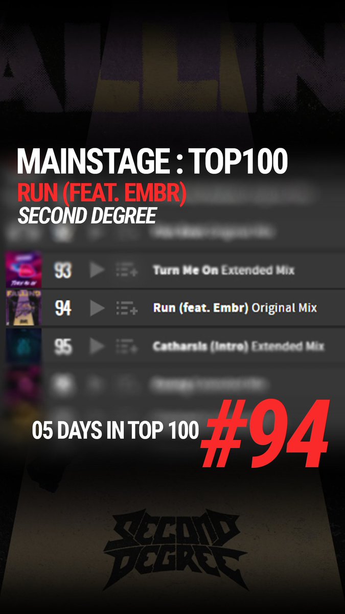 FALLING EP | 𝘽𝙀𝘼𝙏𝙋𝙊𝙍𝙏 𝙈𝘼𝙄𝙉𝙎𝙏𝘼𝙂𝙀

𝙃𝙔𝙋𝙀 | 𝐅𝐀𝐋𝐋𝐈𝐍𝐆 𝟒 𝐔 #86 🔥 [UP 01 PLACES]
𝙃𝙔𝙋𝙀 | 𝐕𝐀𝐔𝐋𝐓 #85 🔥 [UP 01 PLACES]
𝙃𝙔𝙋𝙀 | 𝐑𝐔𝐍 #20 🔥 [UP 14 PLACES]
𝙏𝙊𝙋 | 𝐑𝐔𝐍 #94 🔥

#WORST014 #CHARTUPDATE 
<a href="/SecondDegree__/">Second Degree</a> <a href="/beatport/">Beatport</a>