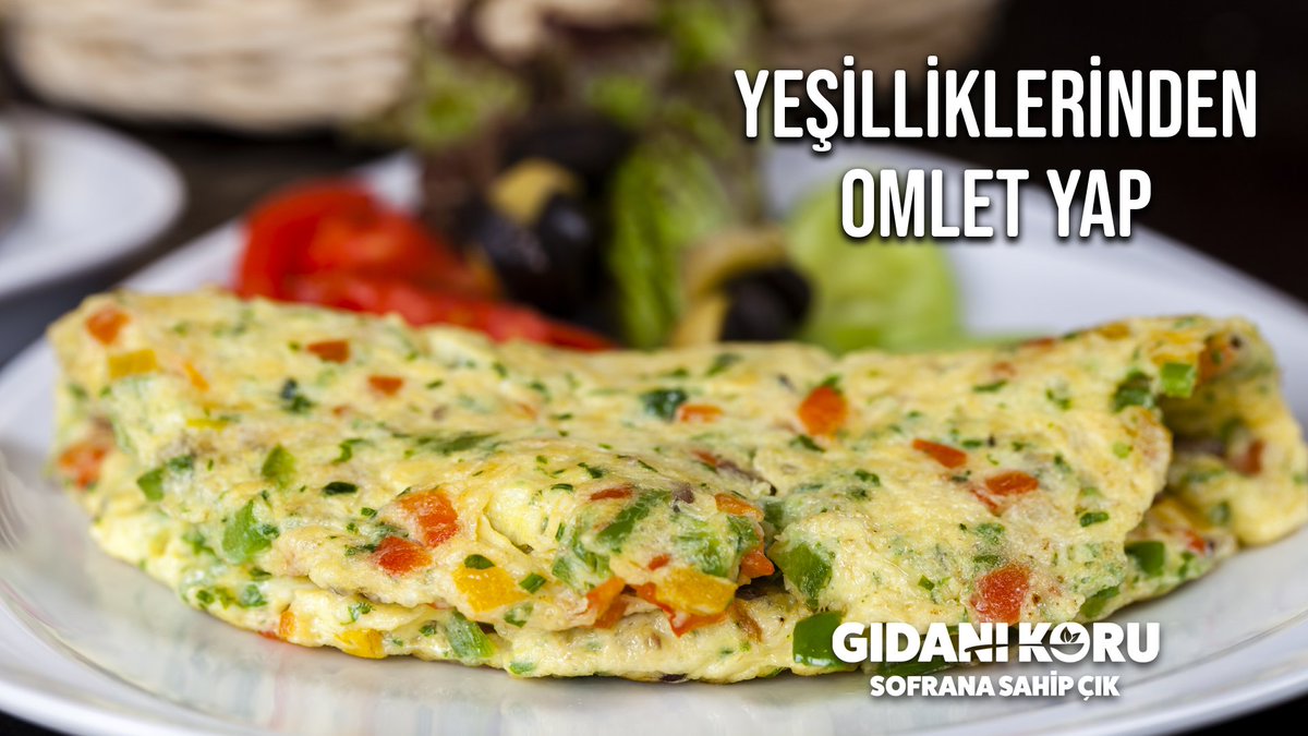 GIDANIKORU's tweet photo. Arta kalan, pörsümeye başlayan tüm yeşilliklerinle otlu omlet yapmayı denedin mi? Yeşilliklerin, yumurtanın vitamin ve proteini ile vücudunu beslerken gıdanı israf etmemenin verdiği mutlulukla, afiyetle omletini tüketebilirsin. #GıdanıKoruSofranaSahipÇık https://t.co/EySaPa6Xpf