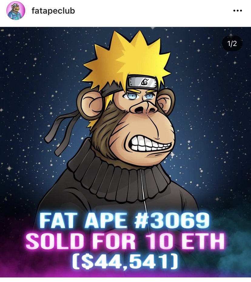 BscdavidDavid's tweet photo. @SnoopDogg Not even 1 week old yet 👀 💰 @fatapeclub #FatApeClub https://t.co/fkS2d2TL4G