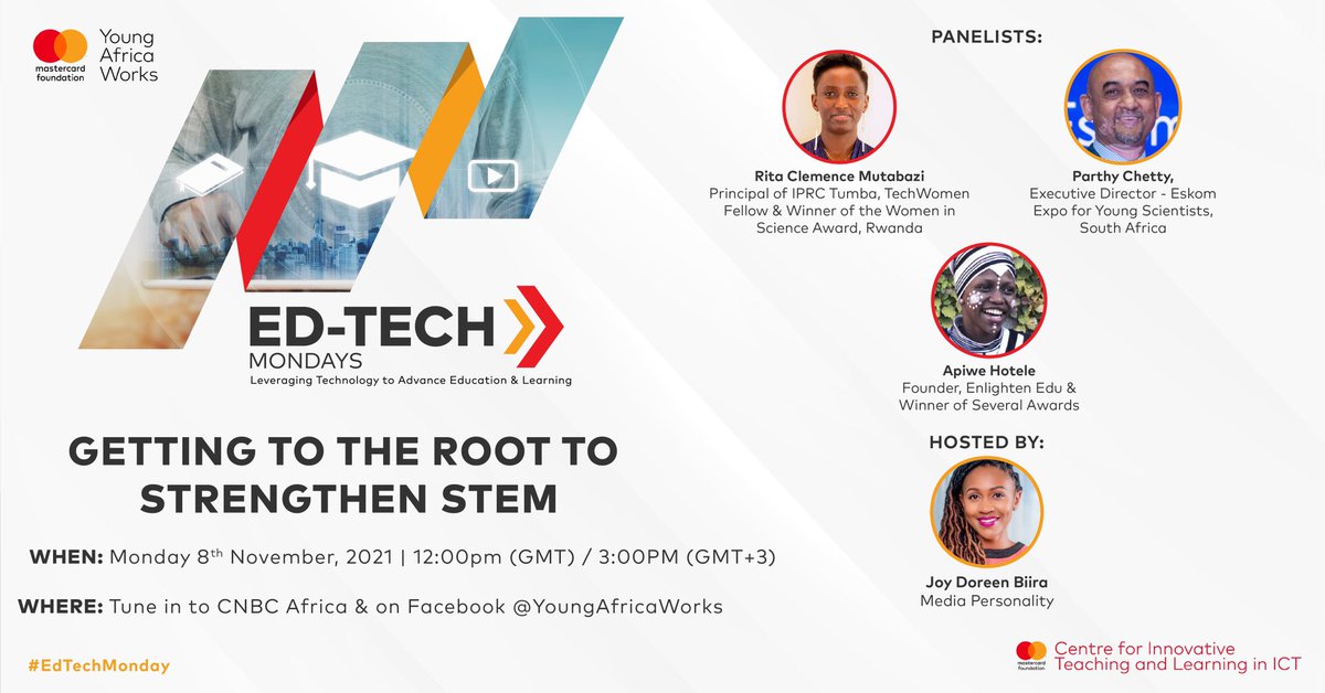Less than 25% African higher educ. students are in #STEM fields. <a href="/MastercardFdn/">Mastercard Foundation</a>’s 2020 #SecondaryEducationinAfricaReport argues that young people need foundational literacy, numeracy, digital, 21st-century skills. What role can #tech play in making STEM learning widely available?