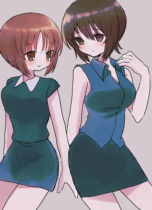みほまほ詰め #ガールズ&amp;パンツァー #ガルパン #西住みほ #西住まほ  