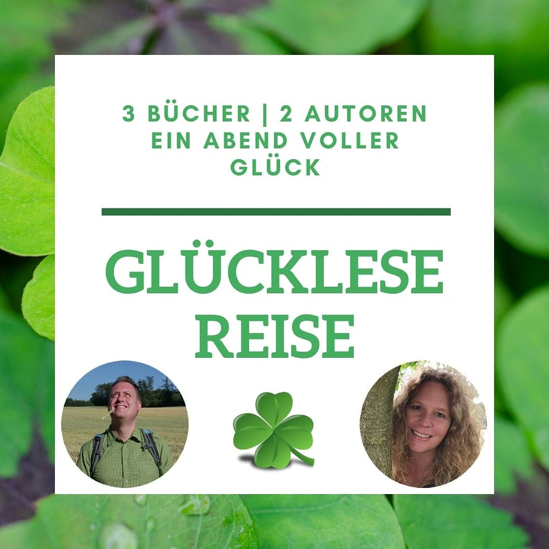 Nach einer schönen Premiere für unser gemeinsames Leseprogramm im Sommer in Halle möchten Alexandra Matzke und ich nun gerne auf eine kleine Lesereise gehen. Dafür suchen wir noch interessierte Buchhandlungen oder Bibliotheken für unsere glueckslesereise.de 🍀🙂