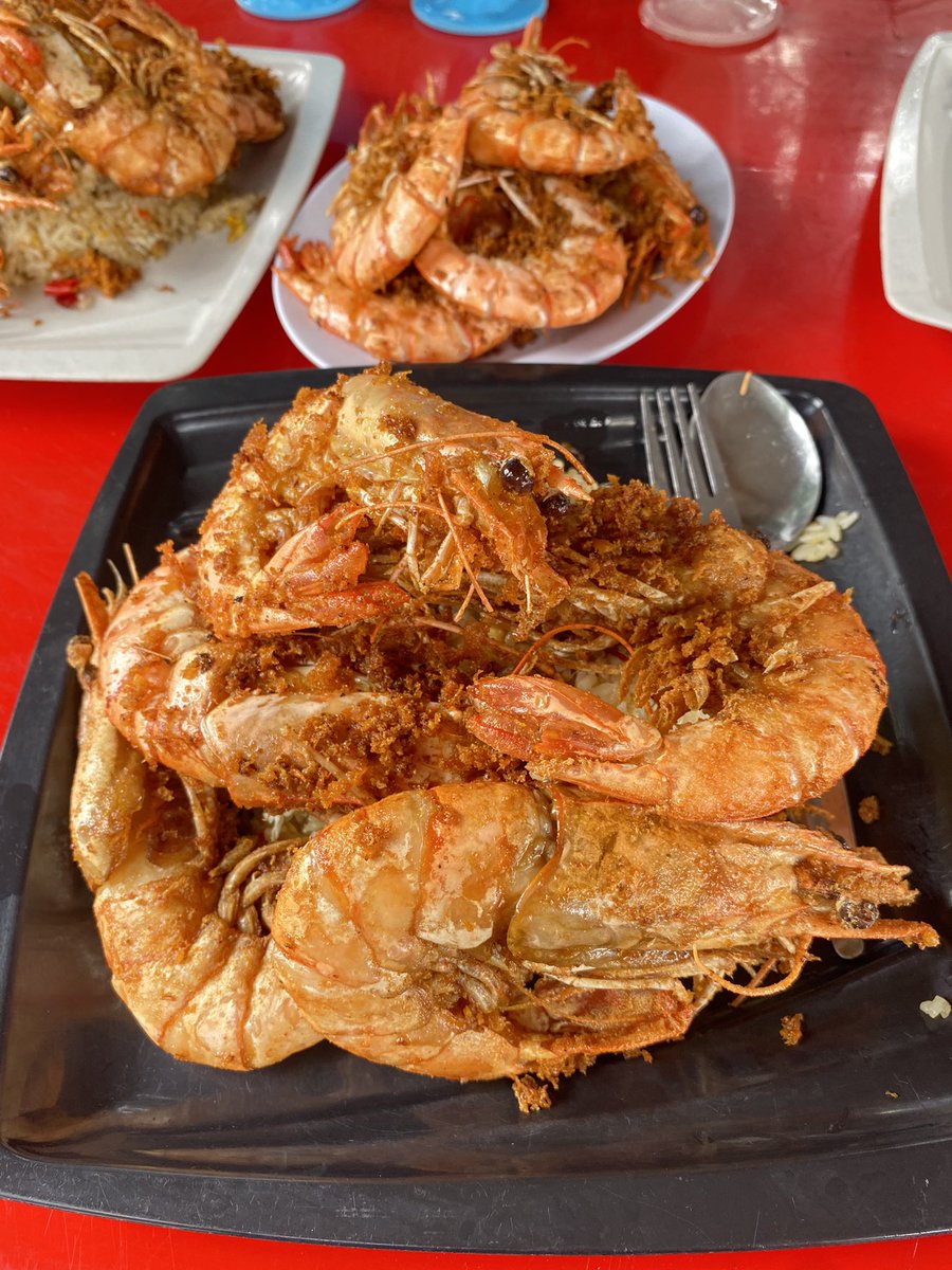 Repeat. Nasi Goreng Udang Nasinya Mana? Skudai, Perak.