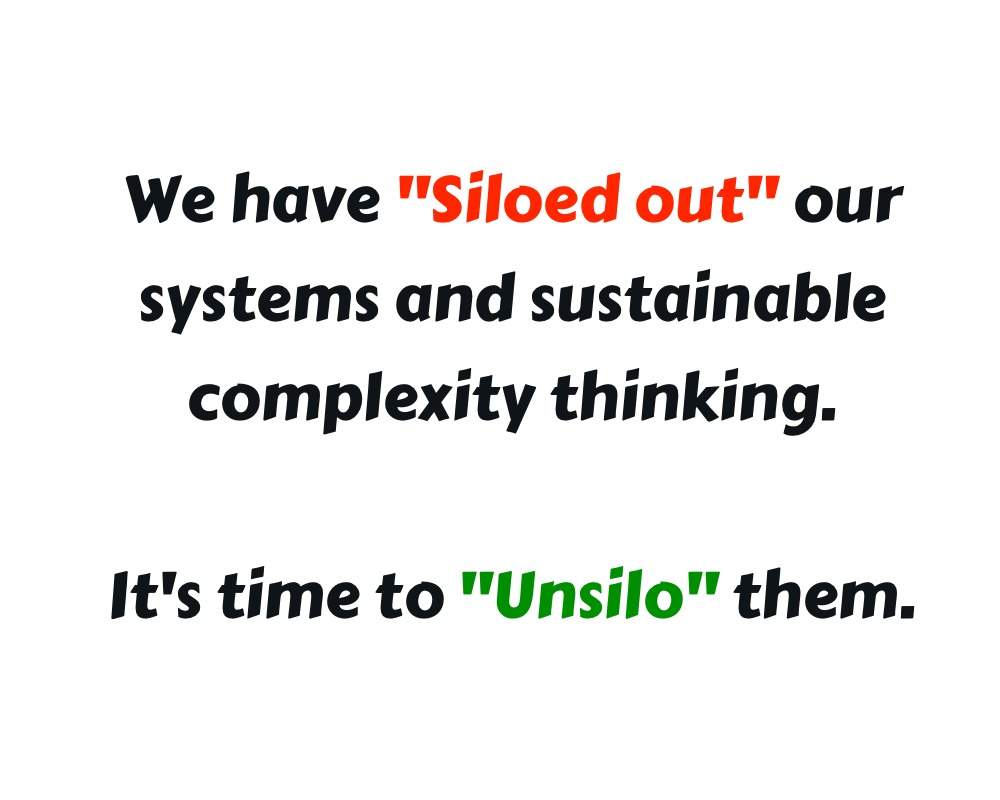 CaptainFutur3's tweet photo. We have "Siloed out" our systems and sustainable complexity thinking. 

It's time to "Unsilo" them.
❤️🌍

Takeaway from our Glass Bead Games exercise for #LearningSociety #SustainableGoodLife event for #COP26.

#FridaysForFuture #SDGs #GlobalGoals
#GretaThunberg #ClimateAction https://t.co/B3XGW0RPU6