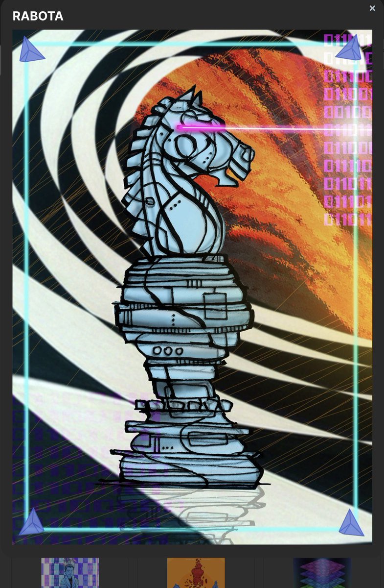 Ferreristicoart's tweet photo. This is one of my favourites, the #Rabota going out today, auction ends in 6 hours, already a bid of 10,500 #trx 😍 thank you to those bidding and enjoying my art, it’s almost surreal 😅 love #tron and love the #tronics community. And thank you to @UswapNFT for all the support ❤️ https://t.co/uZPxE2M79g