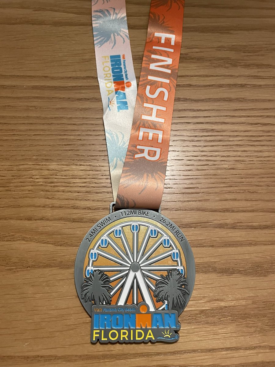 Ironman Panama City Beach, Florida Finisher 🏊‍♂️ 🚴 🏃‍♂️ 😃 😊