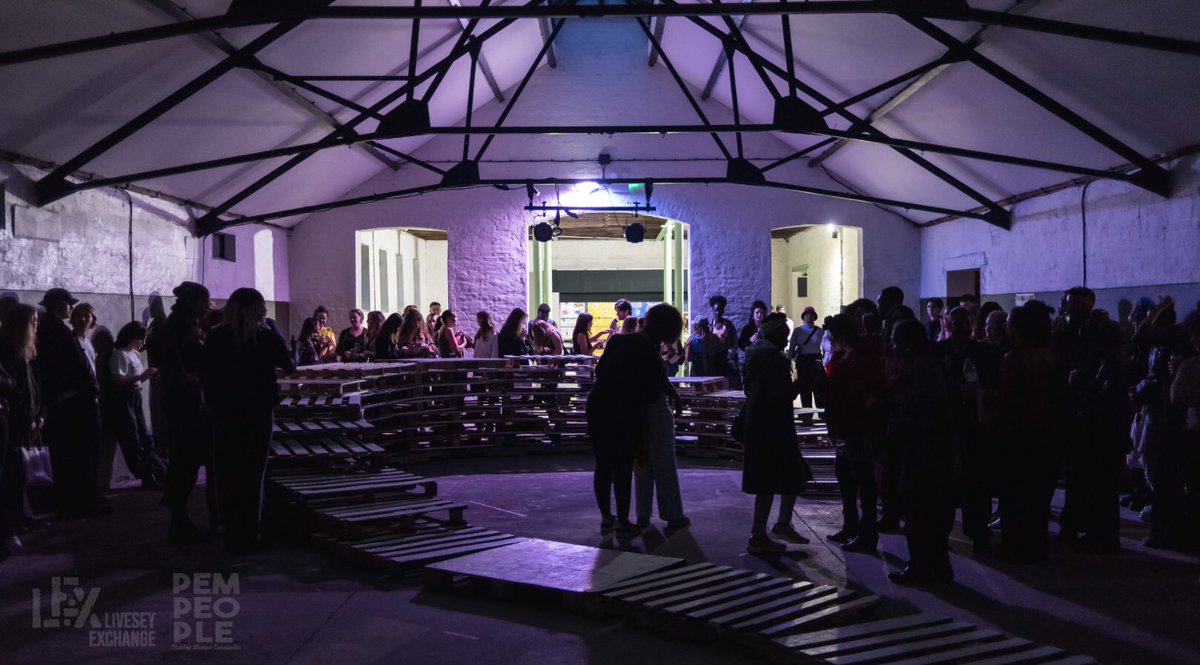 pempeople's tweet photo. flashback to #permanenttemporary @SouthwarkSouth  part of @L_D_F Sunday tour of the Exhibition with #thebottlefactory Old Kent road with @SouthwarkMayor and more @. https://t.co/30UuiDvXwC