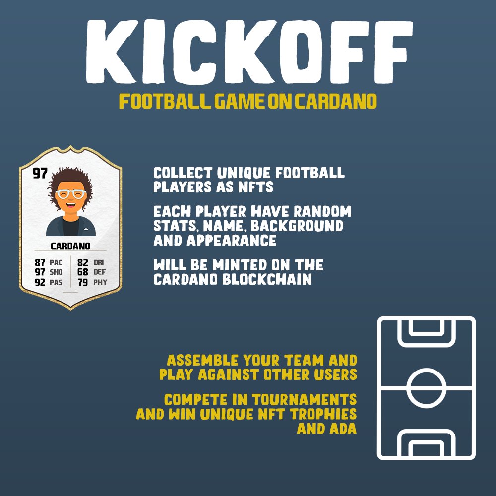 Kickoff | NFT Football Game on Cardano tweet media