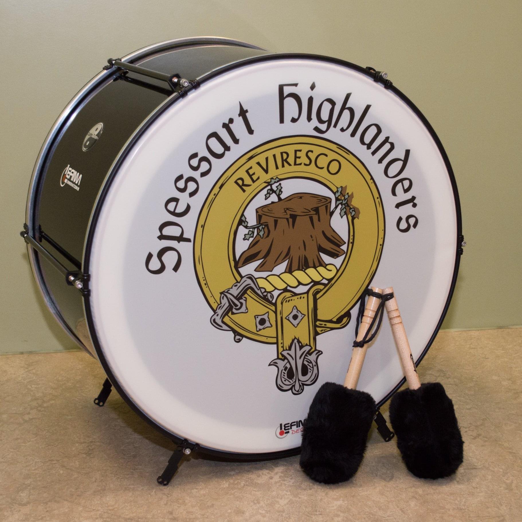 Pipe band 2024 bass drum