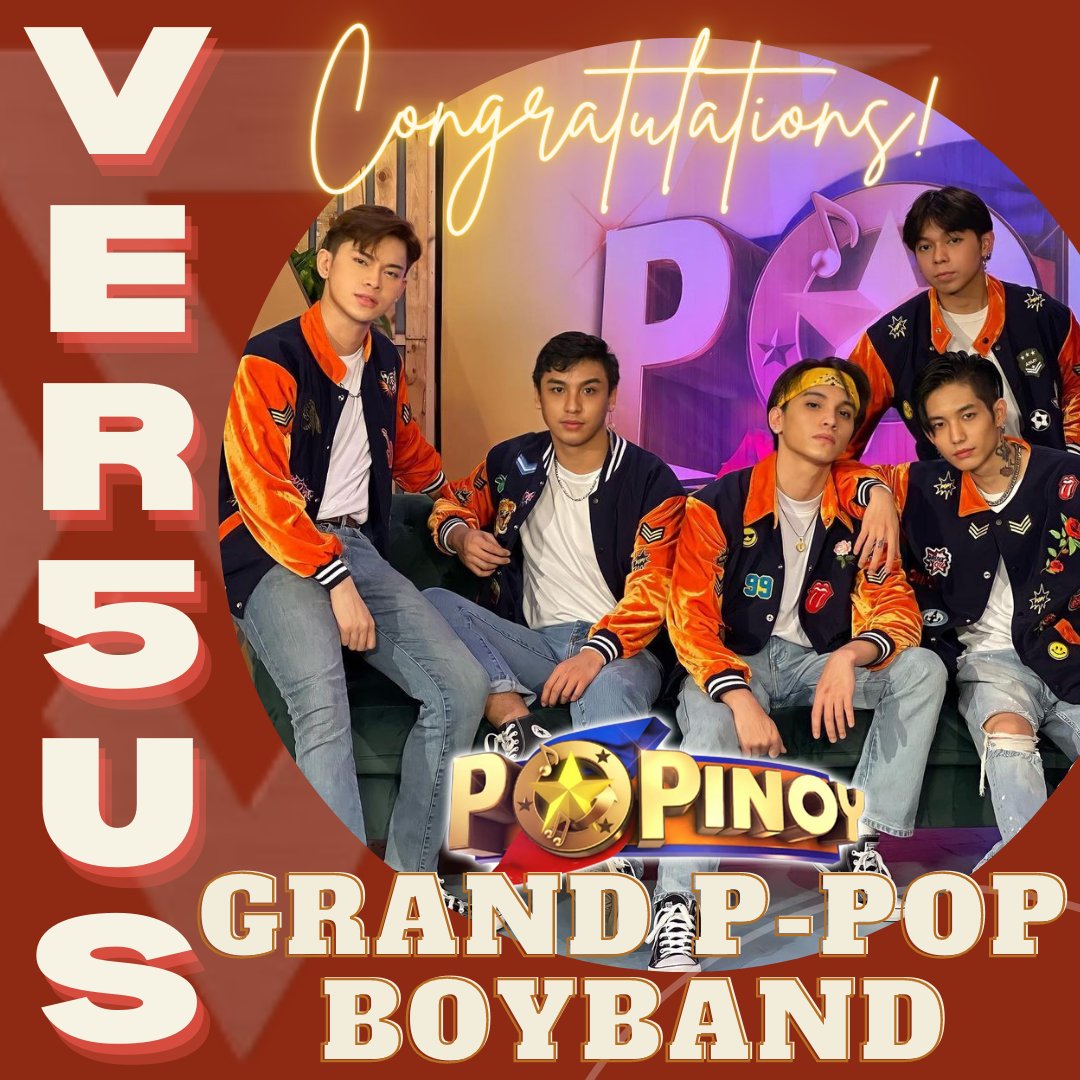 CONGRATULATIONS @_versusofficial ! DESERVE!

<a href="/KheeneSalas_/">Kheene Salas</a> <a href="/itsgabrielluis/">Gabriel Luis Pascual</a> @KEN_SUBARASHII @_gozojosh <a href="/joerell_sanjuan/">Joerell</a> 

<a href="/PoPinoyTV/">PoPinoy</a> <a href="/TV5manila/">TV5</a> #PoPinoyGrandFinale