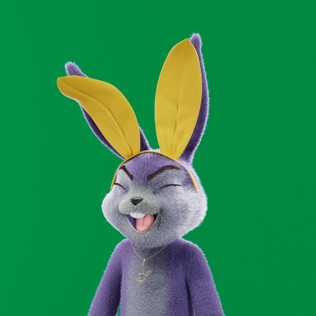 S3oob93's tweet photo. My first NFT is a lilacy smiling rabbitar, dat smile though :D @PlayboyNFTS https://t.co/xHCNLrnOtC