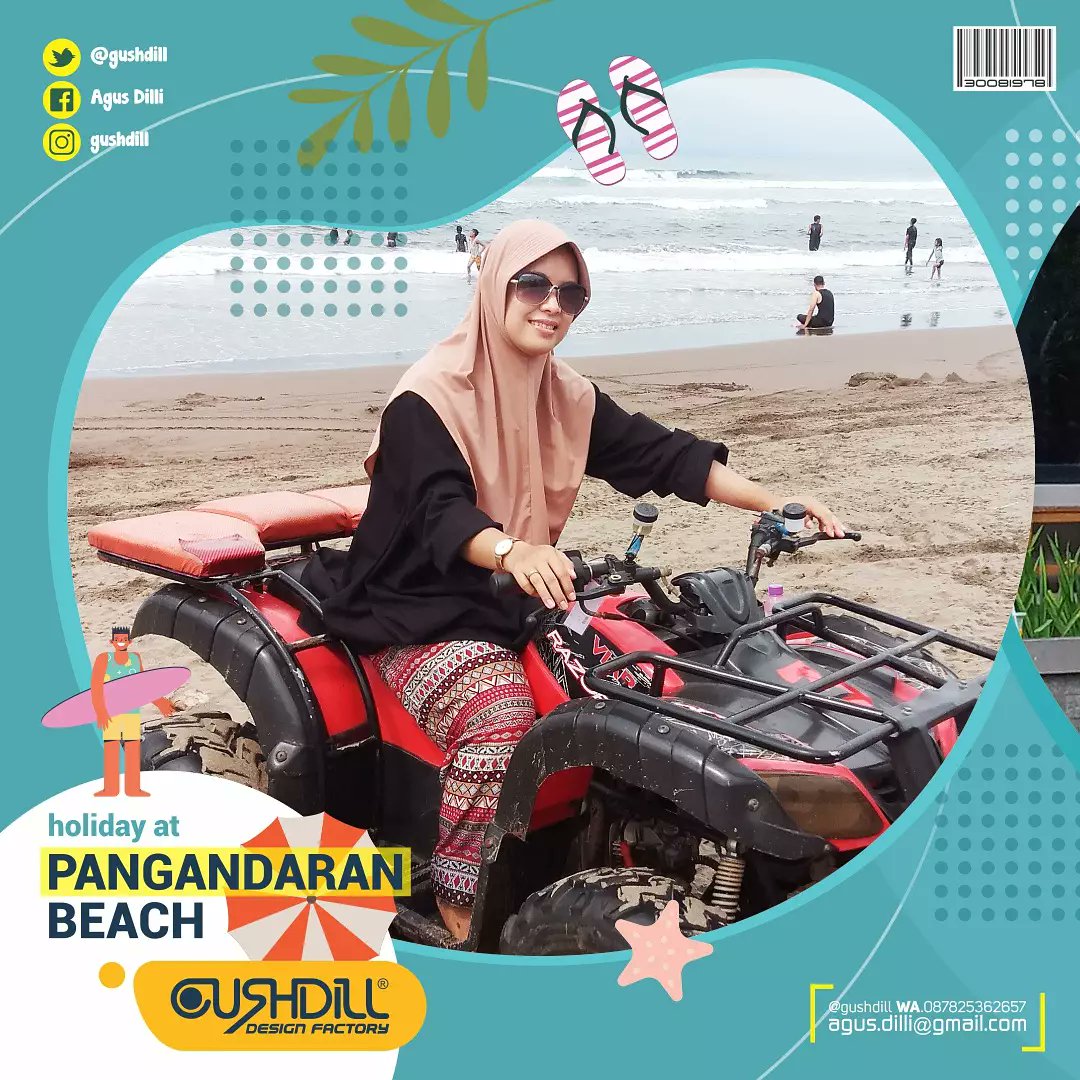 gushdill's tweet photo. Little bit Holiday 😍 with my Lovely Famz at Pangandaran Beach 🏄♥️🏖️

#holiday #longtimenosee #pangandaran #beach #pantai https://t.co/FsOhL0umJa