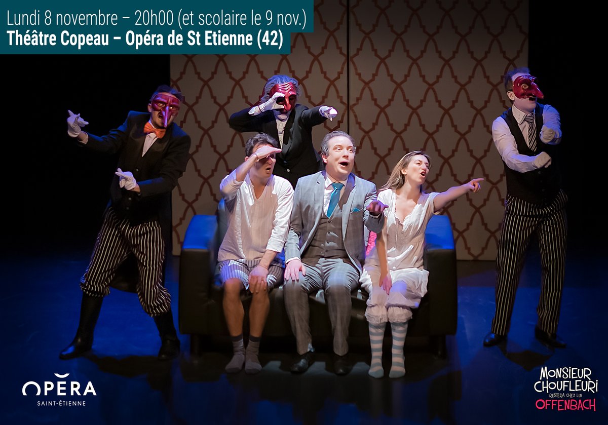 MChoufleuri's tweet photo. @MChoufleuri est de retour à l'Opéra de St Etienne pour une représentation exceptionnelle, ce lundi 8 novembre (et scolaire mardi) ! Nous sommes ravis de retrouver le public stéphanois ! 💐😊 https://t.co/54aOfXsxmP